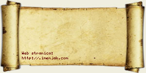 Jesenka Kezić vizit kartica